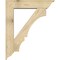 Ekena Millwork Balboa Traditional Rough Sawn Bracket w/ Offset Brace, Douglas Fir, 8"W x 36"D x 44"H BKT0806X36X44BOA01RDF - alternate 3